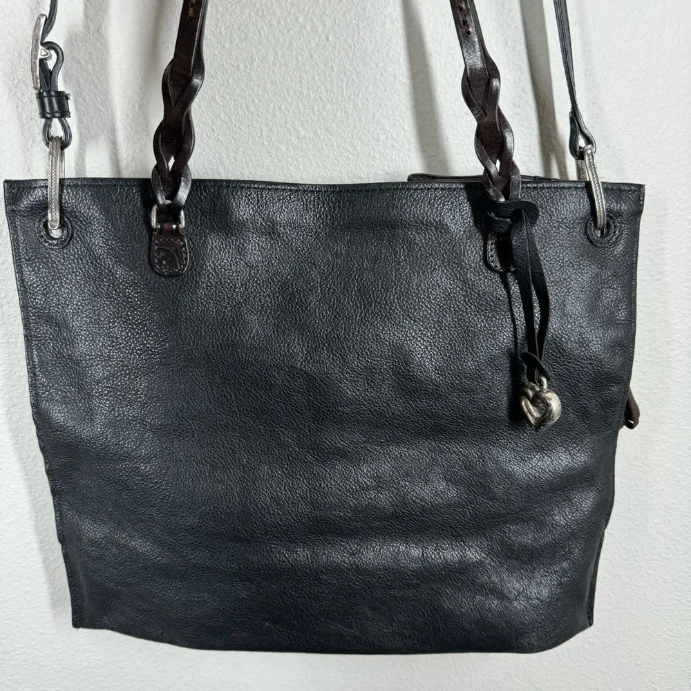 Brighton black leather